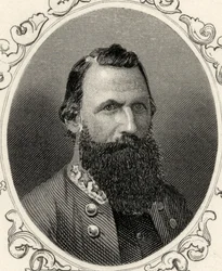 Porträt von Generalmajor J.E.B. Stuart (1833-64)